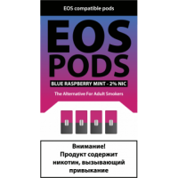 Картриджи EOS Pods Blue Raspberry Mint (EOS Малина Мята)