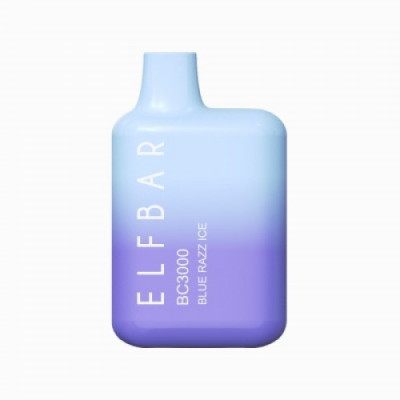 Электронная сигарета Эльф Бар 3000 затяжек Голубика Малина Лёд (Elf Bar BC 3000 Blue Razz Ice)
